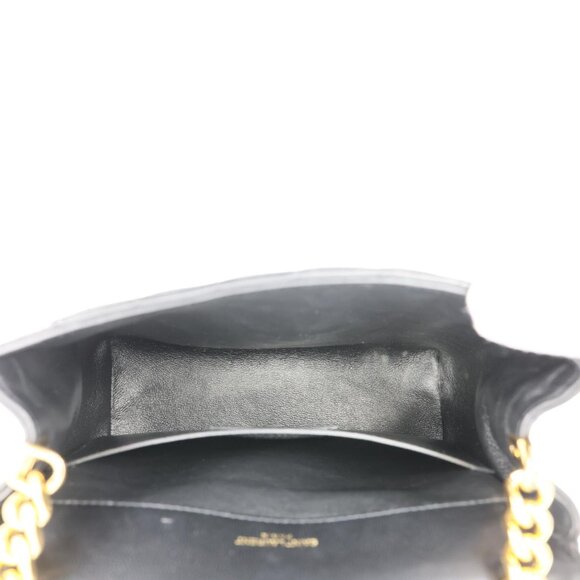 Yves Saint Laurent  Vicky Medium Vertical Quilted Leather Chain Crossbody Bag - Picture 12 of 14